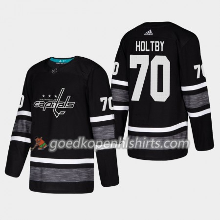Washington Capitals Braden Holtby 70 2019 All-Star Adidas Zwart Authentic Shirt - Mannen